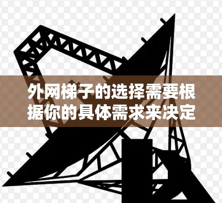 外网梯子的选择需要根据你的具体需求来决定，以下是一些考虑因素和推荐品牌